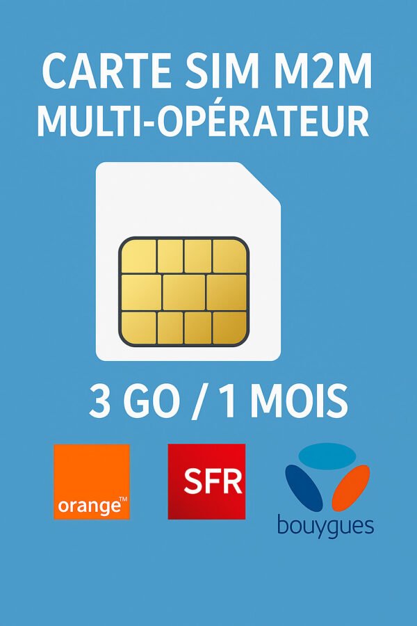Carte Sim M2M Multi-Opérateur