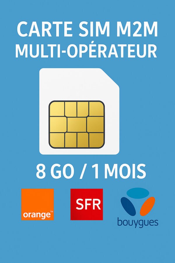 Carte Sim M2M Multi-Opérateur
