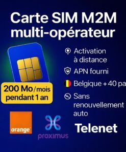 200nMo:Mois-1 an -Belgique