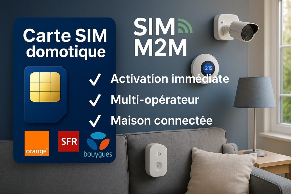 Carte SIM M2M Domotique